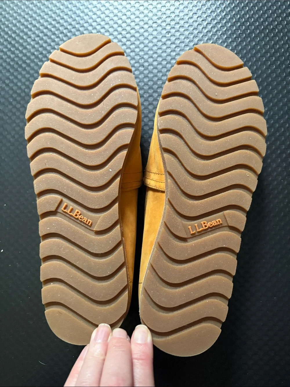 L.L. Bean suede slip